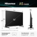 TV HISENSE 32%%%quot; 32A5Q FHD QLED SMART TV DOLBYATMOS