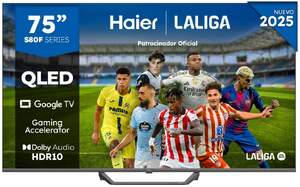 TV Haier 75" QLED H75S80FUX