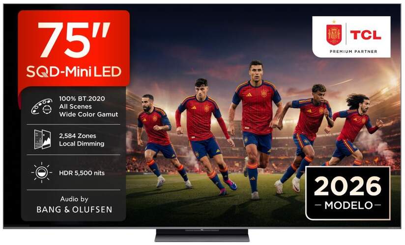 TV TCL 75" SQD MiniLED 75C8L TV TCL 75" SQD MiniLED 75C8L