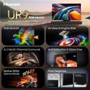 TV Hisense 75" MiniLED 75UR9S TV HISENSE 75%%%quot; 75UR9S UHD RGBMINILED SMARTTV 180HZ