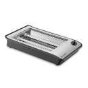 TOST. COMELEC TP7064 PLANO NEGRO/INOX 600W  