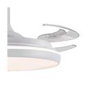 VENTILADOR TECHO CRISTAL CHARLY L RETRAC 80W MD