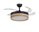 VENTILADOR TECHO RET ARTICA AVTECHR72NM NGR MD 72W
