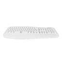 TECLADO PHOENIX K201 ERGONOMICO INALAMBRICO BLANCO