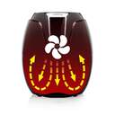 FREIDORA PRINCESS 182021 3,2L 1400W NEGRA