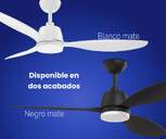 VENTILADOR TECHO ARTICA AVTECH18N NGR 18W 132 CM