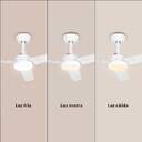 VENTILADOR TECHO JATA JVTE4233 106CM LED 3A DC BCO