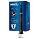 DENTAL ORALB PRO3 NEGRO  4RECAMBIOS CROSSACTION