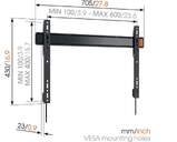 SOPORTE TV VOGEL%%%#39;S WALL 3305 FIXED MOUNT 40%%%quot;A 100%%%quot;