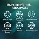 FRICOM. HISENSE RB440N4ACC 202x60x58 NF INOX