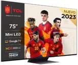 TV TCL 75%%%quot; 75C845 UHD MINILED QLED GOOGLETV 144HZ