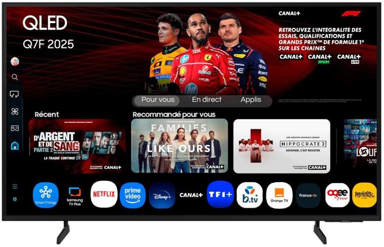 TV Samsung 50" QLED TQ50Q7F