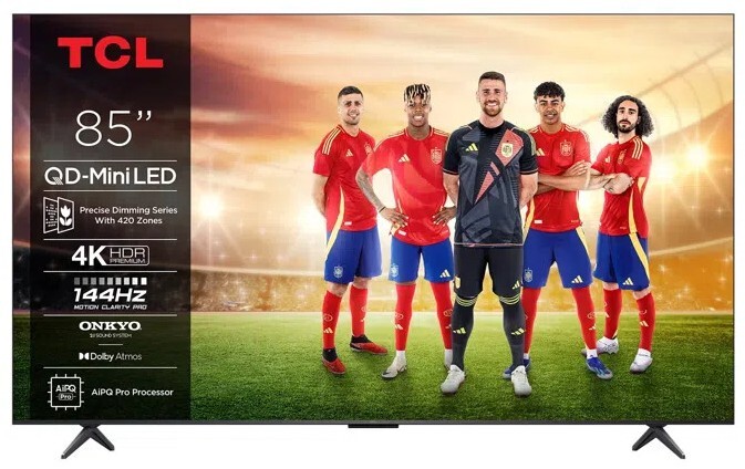 TV TCL 85" QD-MiniLED 85C6K Pro TV TCL 85" QD-MiniLED 85C6K Pro