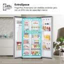 Frigorífico Americano LG GSLE91MBAC FRI. LG GSLE91MBAC 179x91 635L INOX DISP METALF