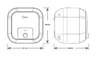 TERMO MIDEA TE01030 LUME COMPACT 30L CLASE C