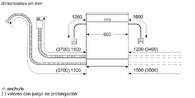Lavavajillas integrable Bosch SMV6ZCX10E LVJ. BOSCH SMV6ZCX10E 3%%%#170;B INTEGRABLE