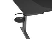 MESA GENESIS HOLM MODULAR 140 RGB NEGRO 140X75 CM