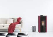 ESTUFA A PELLET RED POD FIRST 10KW BORDEAUX