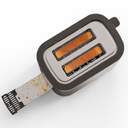 TOST. SOLAC TL5423 470W 2R CORTAS INOX