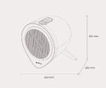 CALEFACT. ARTICA ATVCER1500B 1500W CERAMICO NEGR