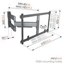 SOPORTE TV VOGELS TVM 5845 MOTION   MOUNT XL