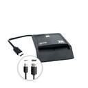 LECTOR DNI ELECTRONICO WOXTER USB-C ADAP. NEGRO