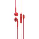 AURICULARES DCU STEREO CON CONECTOR LIGHT ROJ