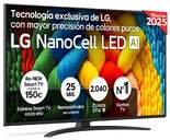 TV LG 50%%%quot; 50NANO81A6A UHD NANOCELL ALFA7 WEBOS25