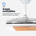 VENTILADOR TECHO U.BLUE HABOB 7042WD RETRACT DC.WI