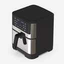 FREIDORA AIRE U.BLUE 6008B NEG/INOX DIGITAL 8L