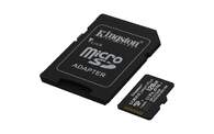 TARJ. MEM. KINGSTON CANVAS 128 GB   ADAPTADOR