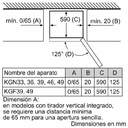 FRICOM. BOSCH KGN39AIDP 203x60 NF INOX IFY