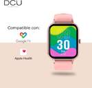 SMARTWATCH DCU CURVED GLASS PRO ROSA