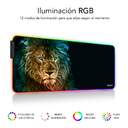 ALFOMBRILLA SUBBLIM LEON GAMING LED RGA 9 COLORES