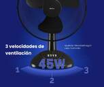 VENTILADOR SOBREMESA ARTICA AVS45W16N 45W 40CM NGR