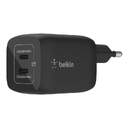 CARGADOR BELKIN 2XUSB C DE 65W GAN CARGA RAPIDA NE