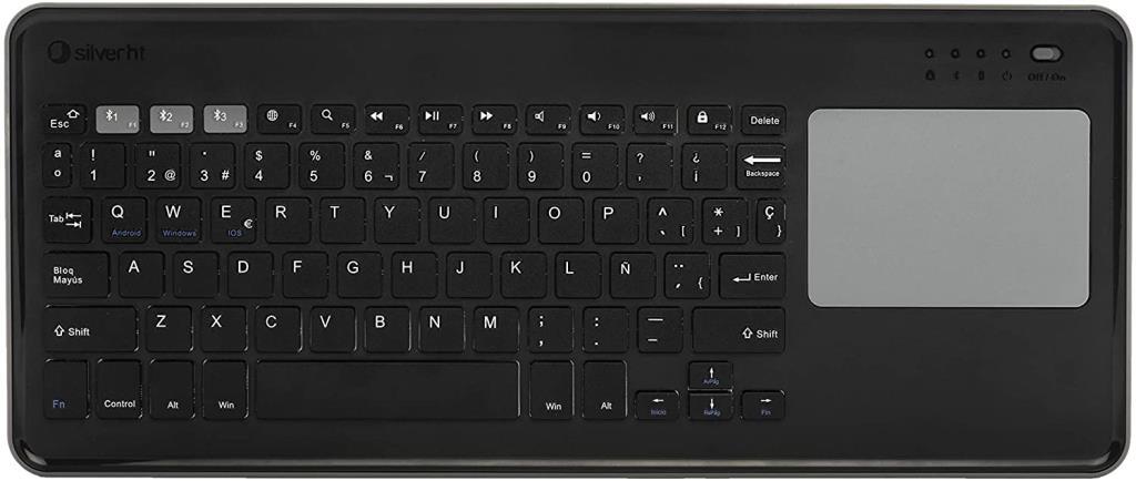 Teclado Inalámbrico Silver HT Negro