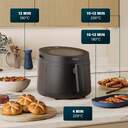 FREIDORA AIRE PRINCESS CYCLONE VISION 5L 1500W