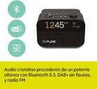 RELOJ DESPERTADOR PURE MOMENT CHARGE BLACK BT LUZ