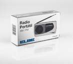 TRANSISTOR ELBE RF-52 PORTATIL ALTAVOZ BLANCO