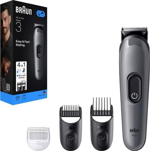Afeitadora Corporal Braun S3 Grocery AIO3500