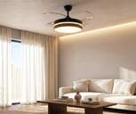 VENTILADOR TECHO RET ARTICA AVTECHR72NM NGR MD 72W