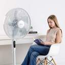 VENTILADOR PIE TAURUS ICE BRIS SIL 40CM MD DC 3EN1