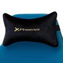SILLA GAMING PHOENIX SYNERGY ERGONOMICA CUERO AZUL