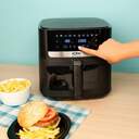 FREIDORA AIRE SOLAC FA1801 8L DIGITAL 2RESIS IND