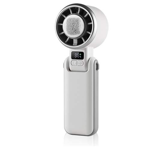 Ventilador Mano Cristal Ice Pro Blanco