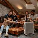 RADIADOR MICA U.BLUE UCRM9000 1500W BCO. RUEDAS