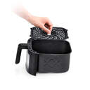 FREIDORA AIRE FLAMA 644FL 6L 1500W VENTANA DIG NGR