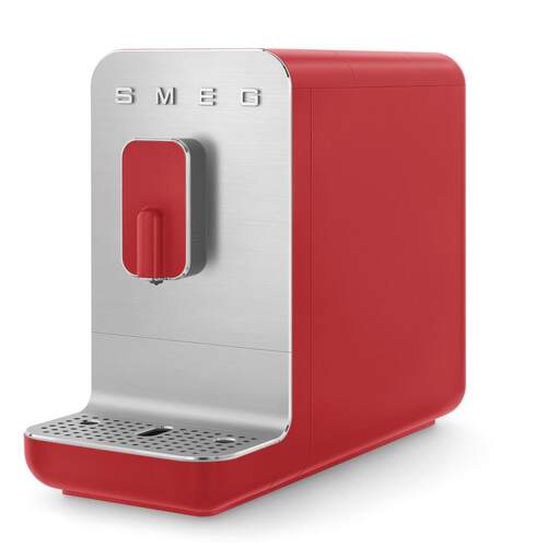 Cafetera SuperAutomática Smeg BCC01RDMEU Roja