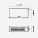 TOST. U.BLUE TOASTY 741 1L/OB 1R LARGA NEGRO